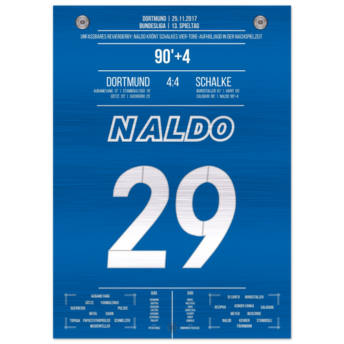Il pareggio di Naldo nella rimonta pazza nel Revierderby – Metal Edition