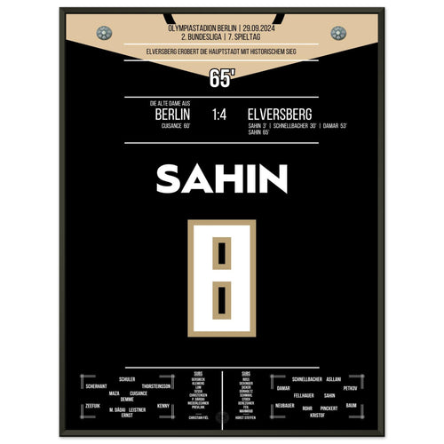 Sahin segna due volte con l'Hertha e l'Elversberg conquista la capitale.