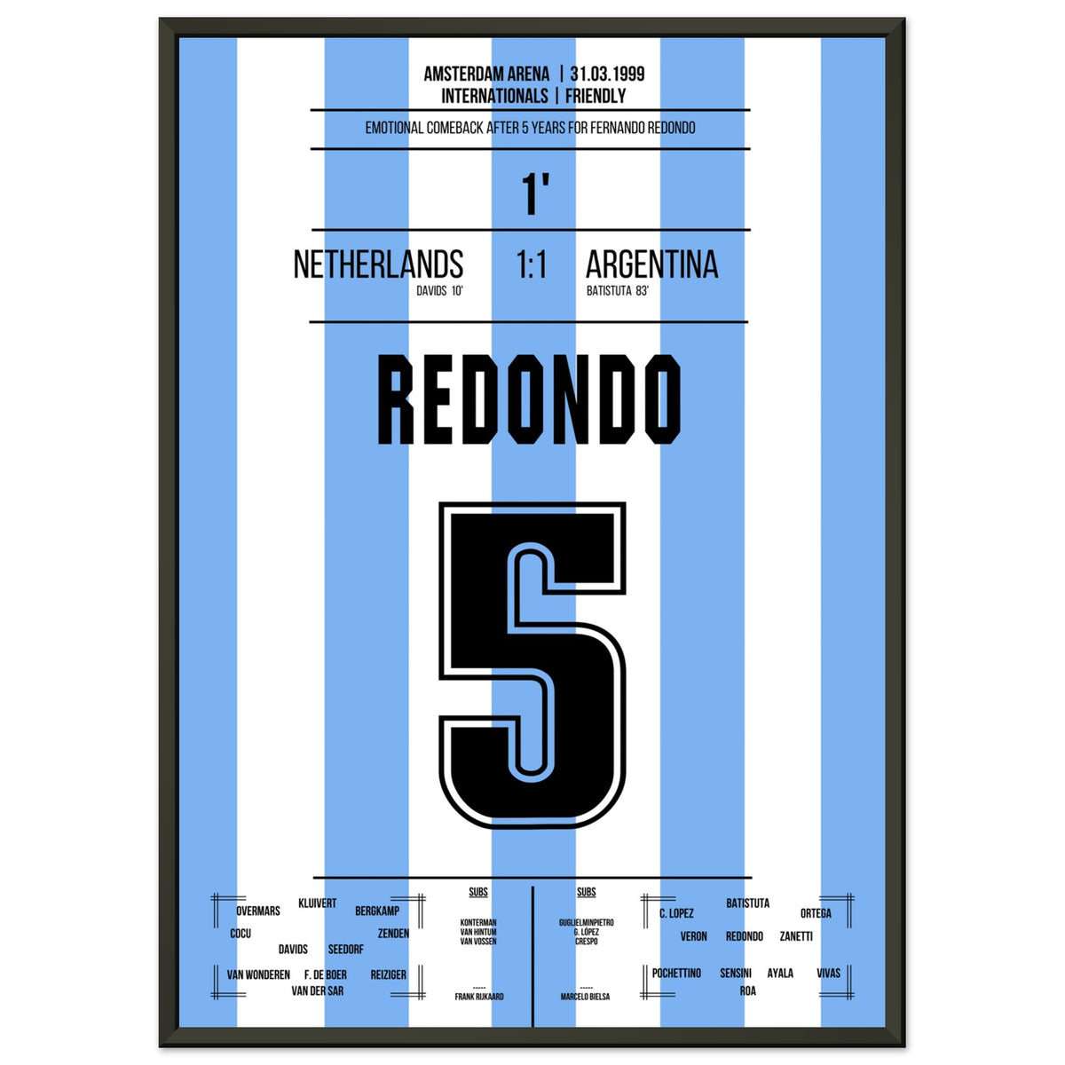 Redondo's Comeback nach 5 Jahren für die Nationalmannschaft