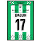 Joaquin bricht den Rekord in seinem 622. und letzten LaLiga Spiel 60x90-cm-24x36-Schwarzer-Aluminiumrahmen