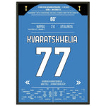 Kvaratskhelia mit phänomenalen Solo-Tor gegen Atalanta im Rennen um den Scudetto 2023 