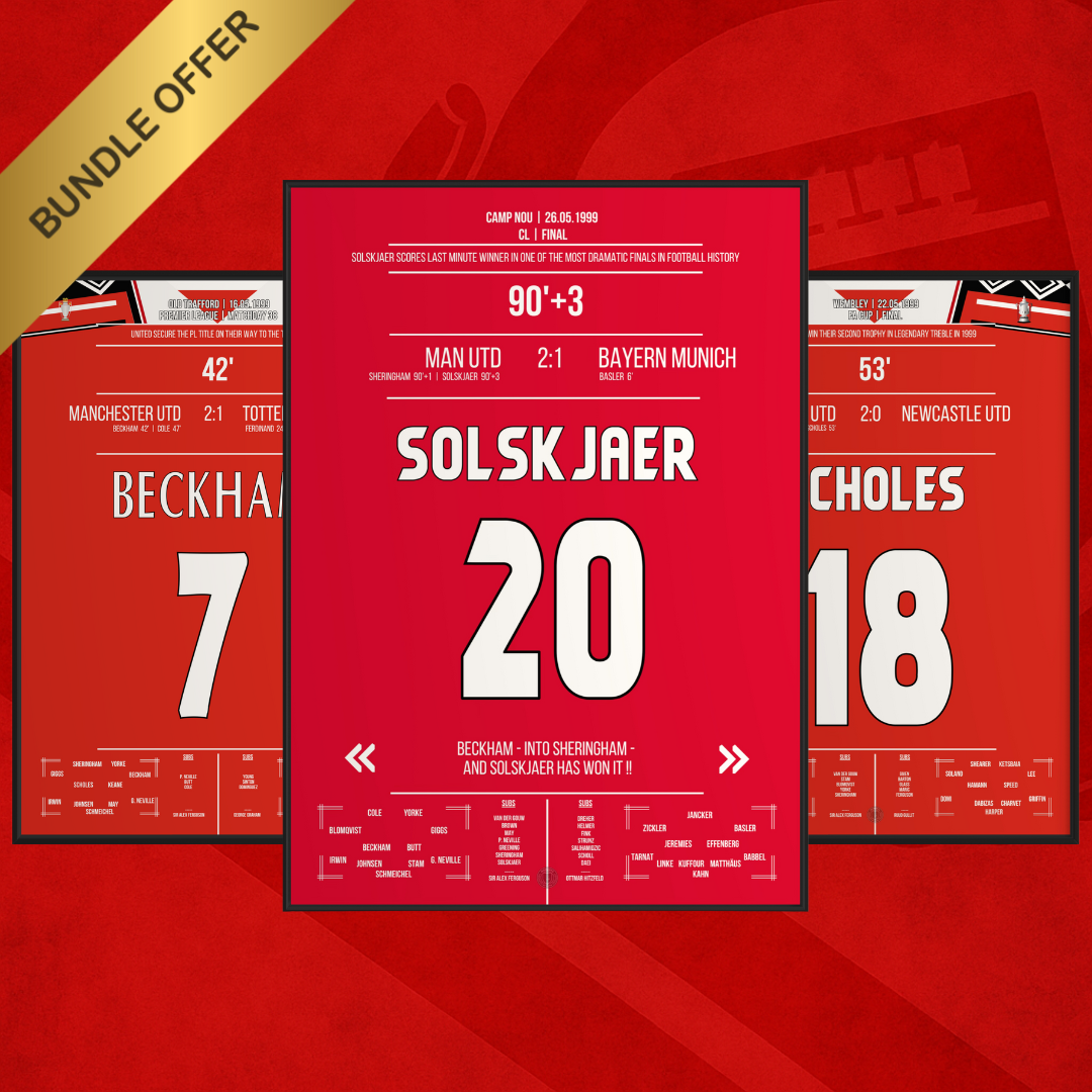 ManU 1999 Treble Pack