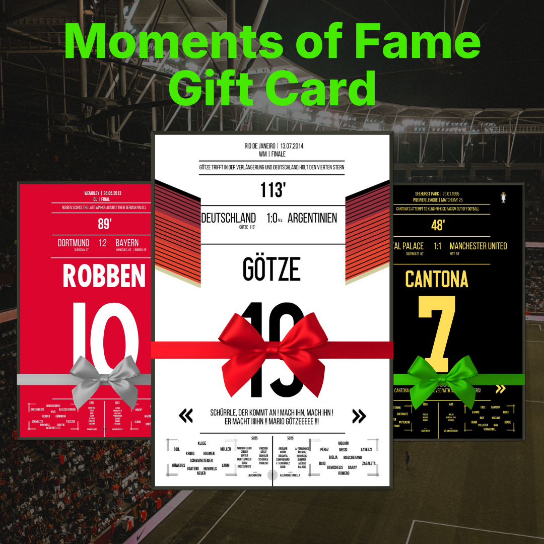Chèque cadeau Moments de renommée
