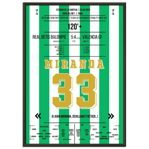 Real Betis gewinnt zum dritten Mal die Copa Del Rey im Finale gegen Valencia 2022 