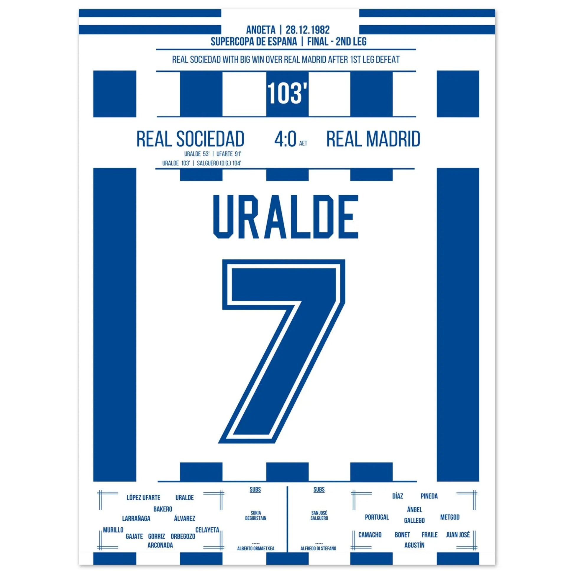 Real Sociedad gewinnt den spanischen Supercopa 45x60-cm-18x24-Ohne-Rahmen