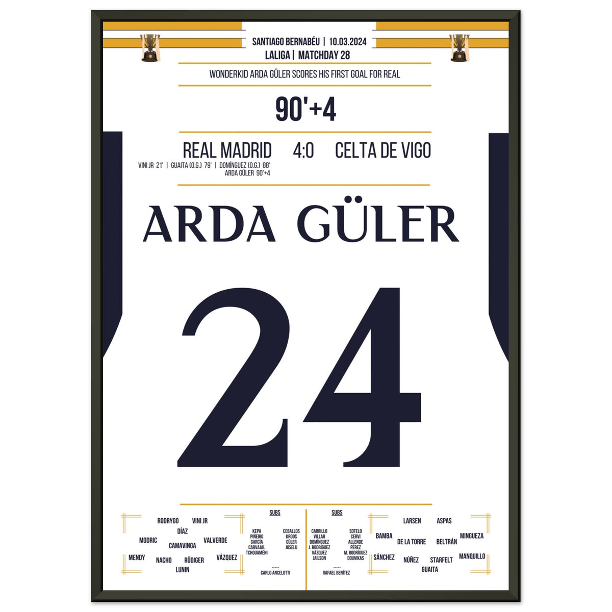 Arda Güler segna il suo primo gol per il Real Madrid