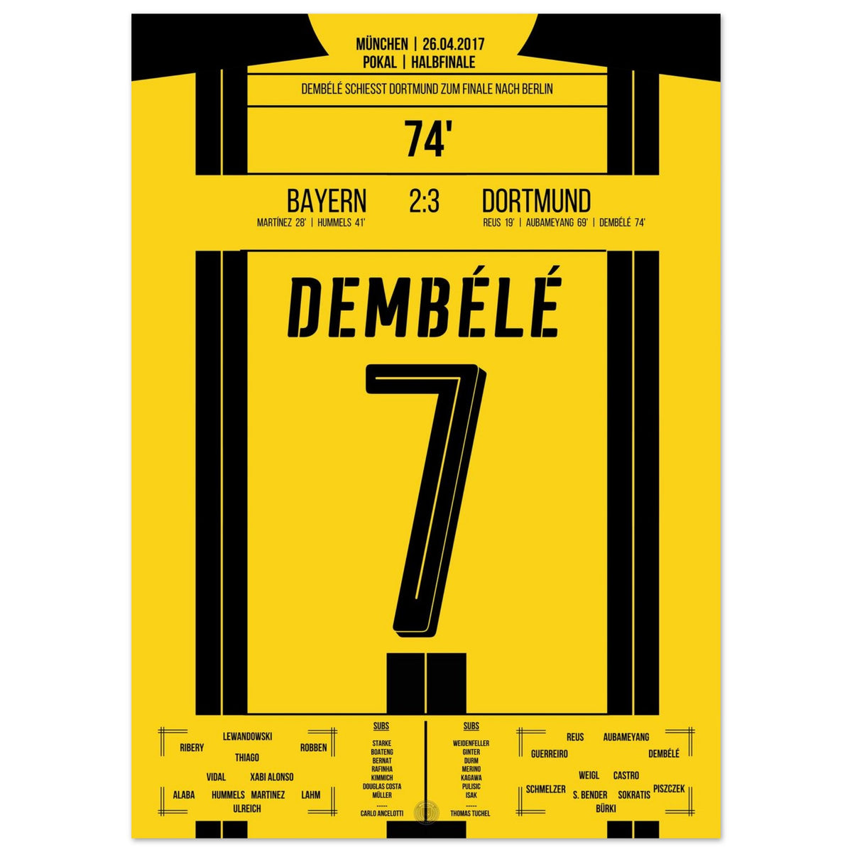Dembélé's gol vittoria contro <tc>Bayern</tc> per l'accesso alla finale 2017