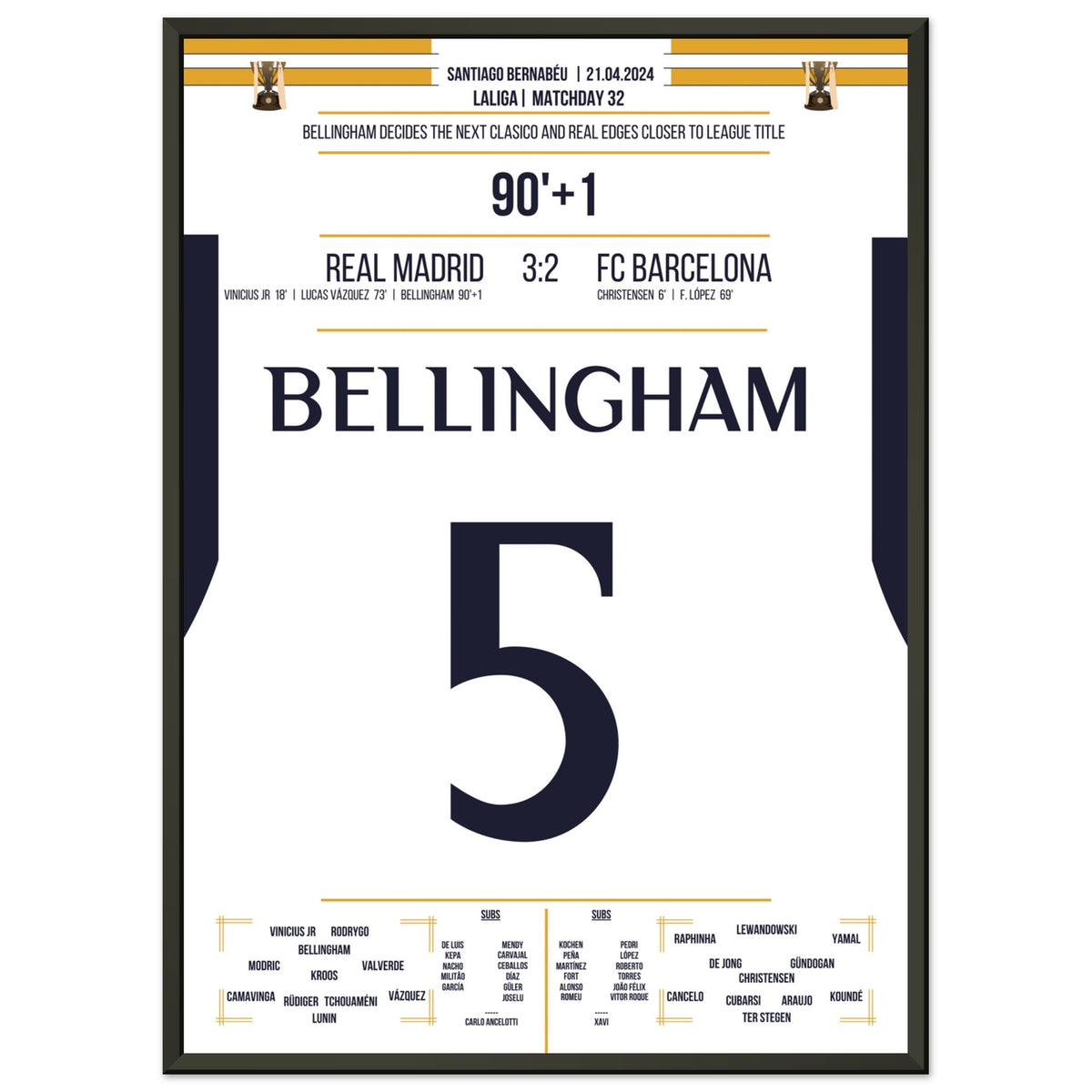 Bellingham décidera du prochain Clasico dans les arrêts de jeu !