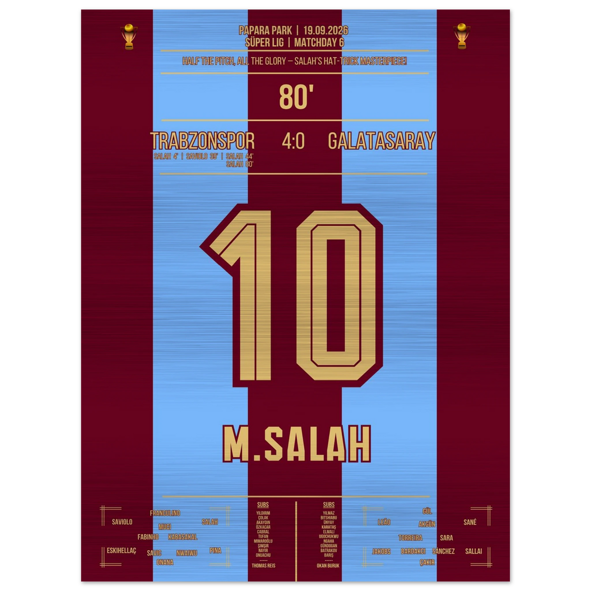 Le coup du chapeau de Salah contre le Gala – Metal Edition