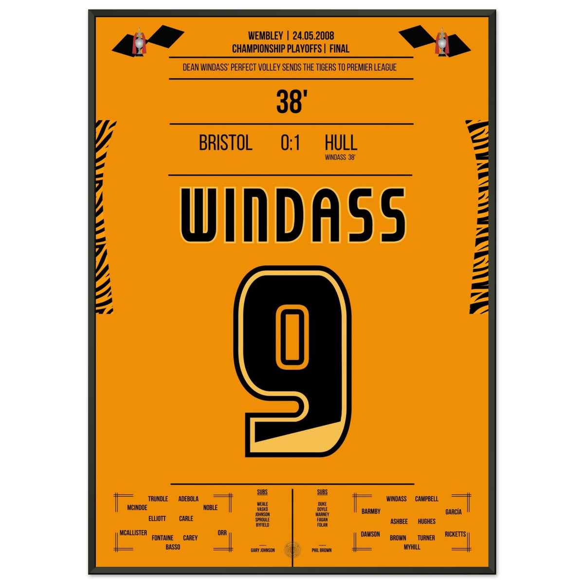 Windass scores the Tigers into the Premier League in 2008.