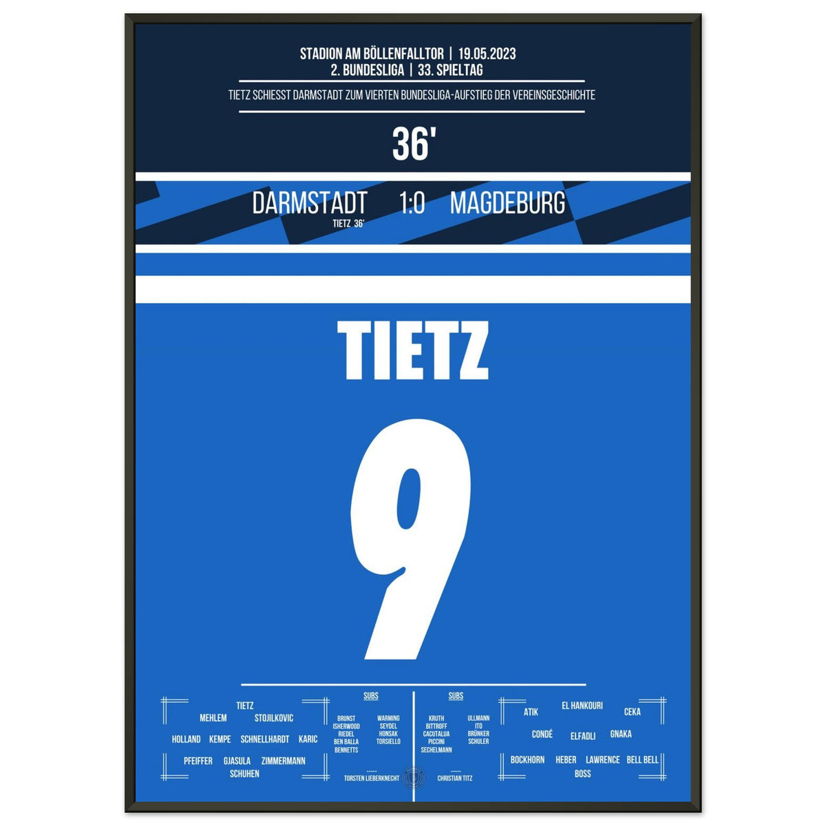 Il ritorno del Darmstadt in Bundesliga nel 2023