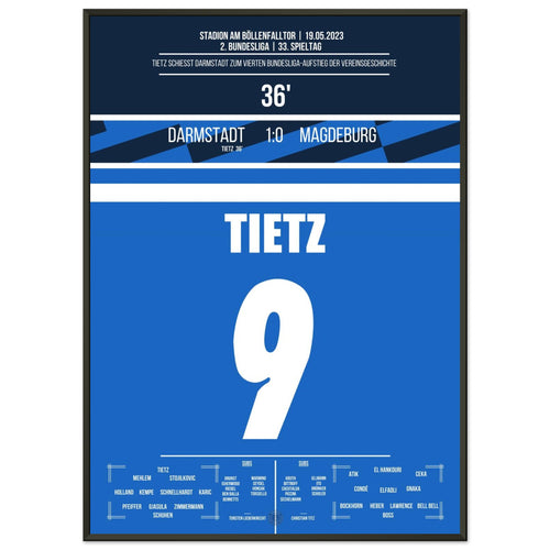 La remontée de Darmstadt en Bundesliga en 2023