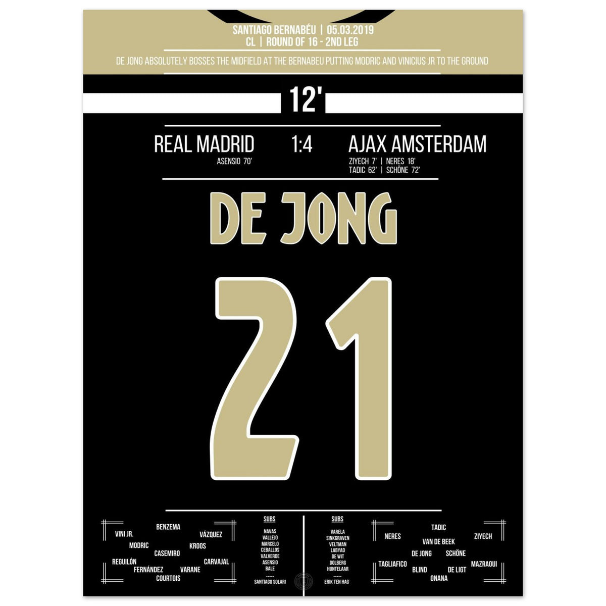De Jong's magische Performance im Achtelfinale gegen Real