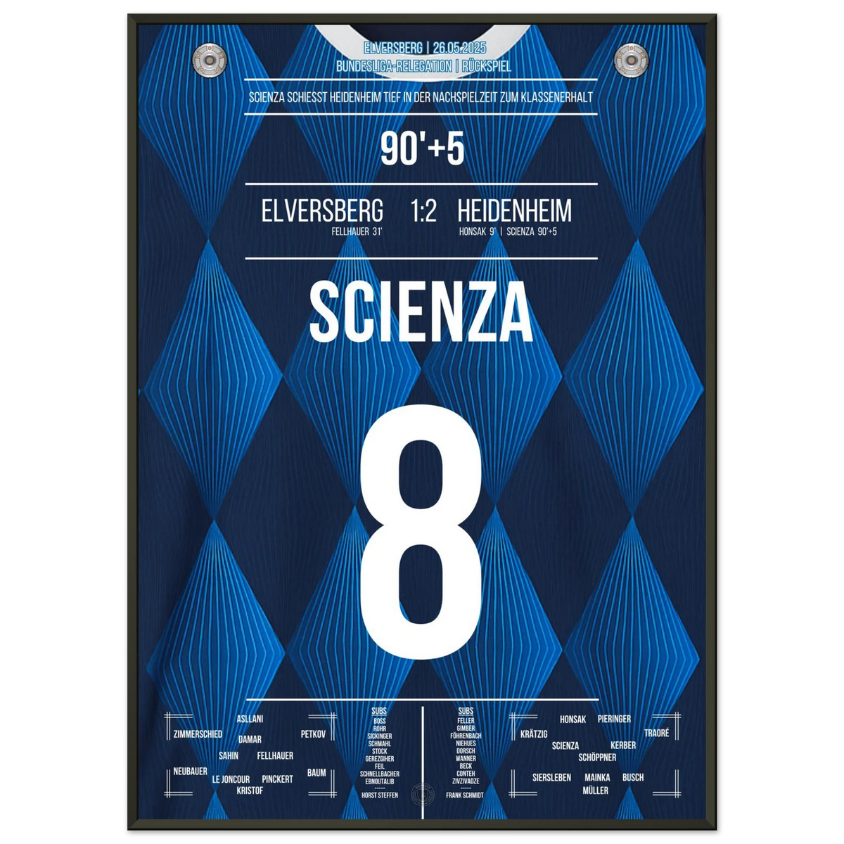 <tc>Scienza salva l'Heidenheim nei minuti di recupero





</tc>