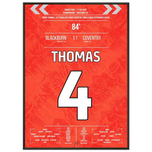 Bobby Thomas köpft Coventry nach 25 Jahren zurück in die Premier League