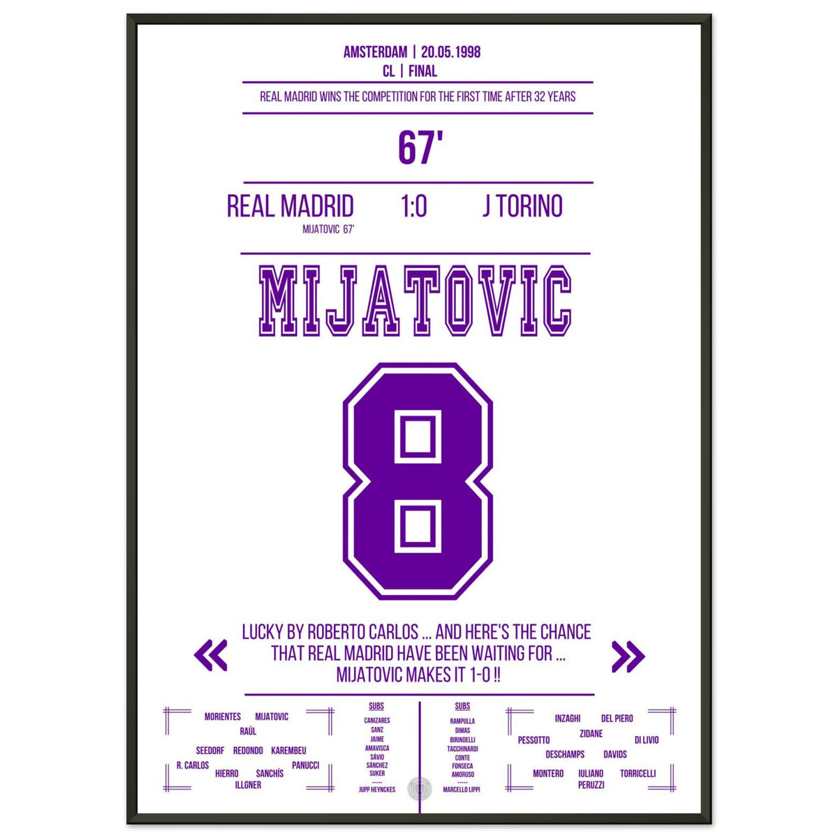 Mijatovic gol decisivo nella finale del 1998 contro Torino