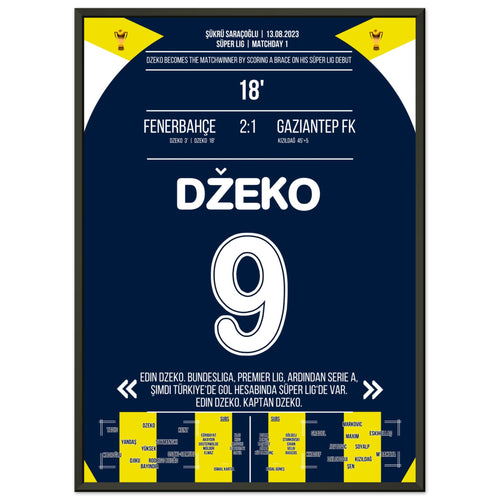 Dzeko trifft doppelt beim Debut am 1. Spieltag für Fenerbahce