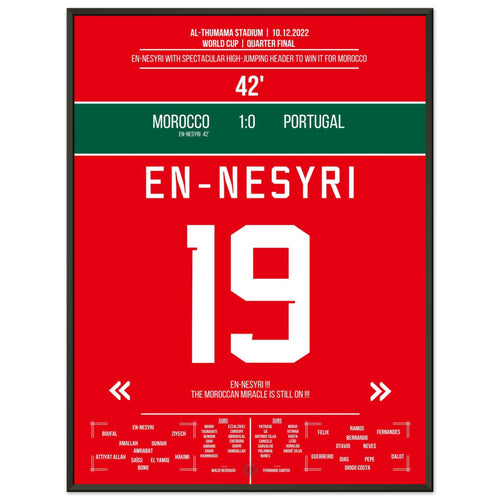 En-Nesyri's Kopfballtor bei Marokko's Halbfinal-Einzug gegen Portugal