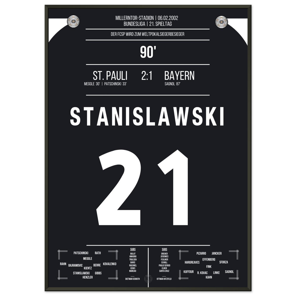 The birth of the World Cup winners' winners - Stanislawski