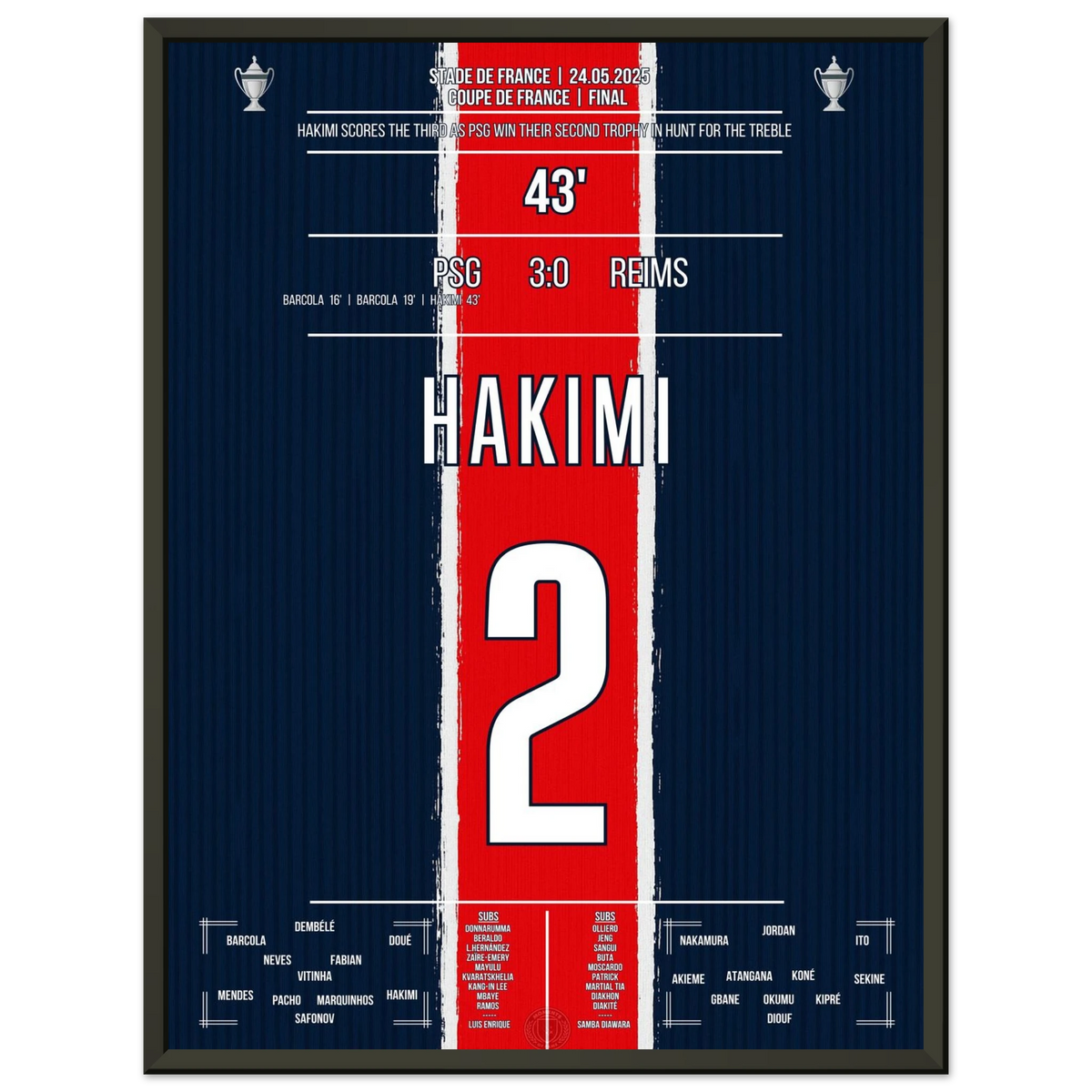 <tc>Hakimi segna e il PSG vince anche la Coupe de France





</tc>
