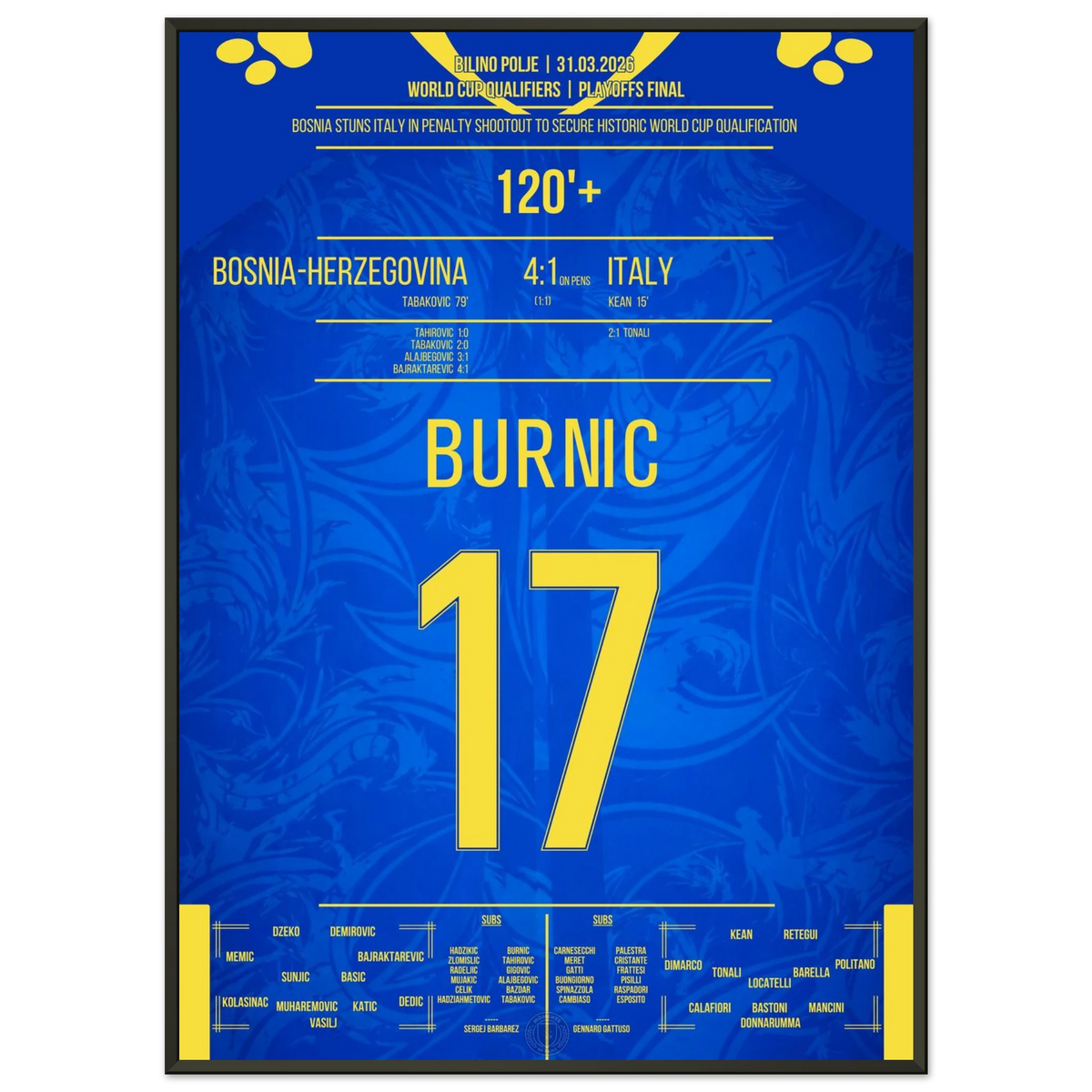 Party in Zenica! Bosnien fährt zur WM 2026 - Burnic