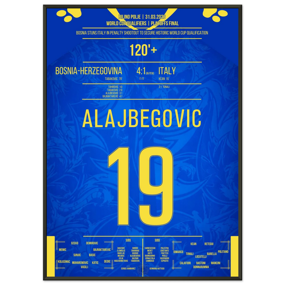 Party in Zenica! Bosnien fährt zur WM 2026 - Alajbegovic