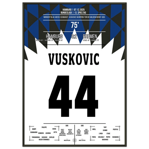 Vuskovic Scorpion Goal in the Victory at the Northern Derby