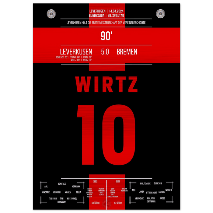 Leverkusen's erster Meistertitel – Metal Edition