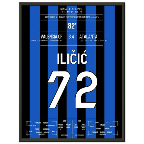 4-goal Ilicic sends Atalanta into the quarter-finals 2020
