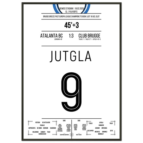 Brügge schafft die Sensation und wirft den Atalanta aus dem Wettbewerb