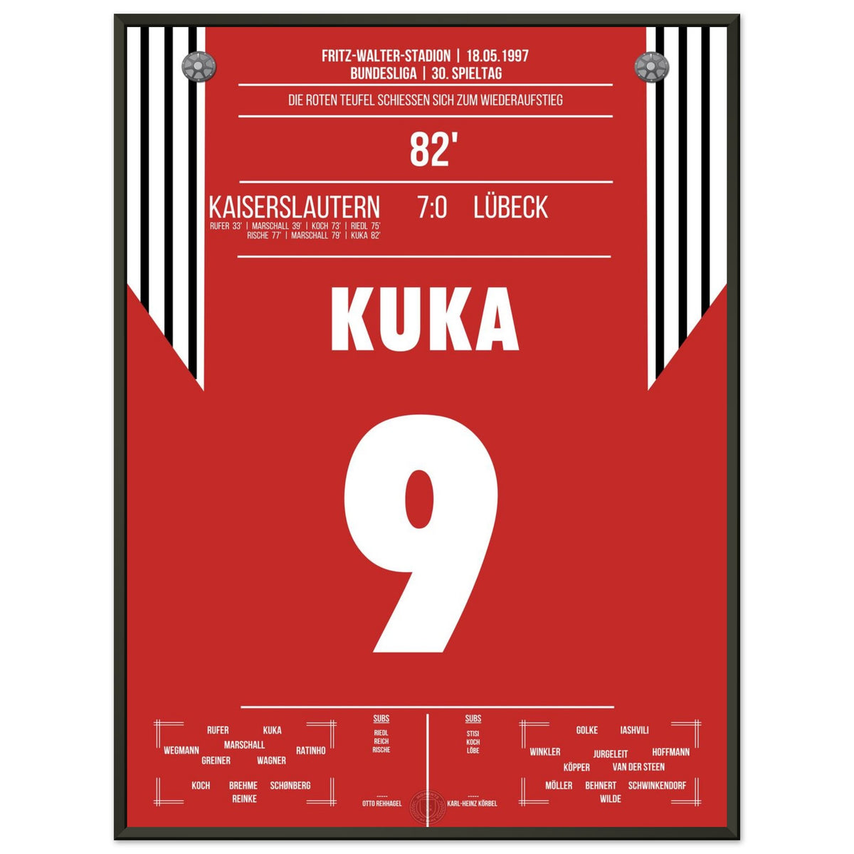 Il FCK torna in Bundesliga in modo furioso.
