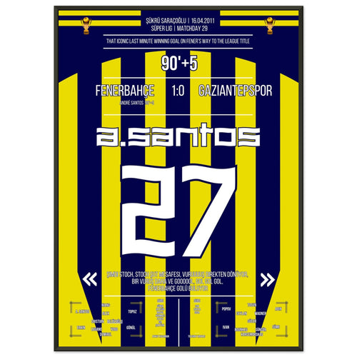 André Santos' bedeutsames Siegtor auf Fener's Weg zum Gewinn der Meisterschaft
