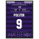 Austria gewinnt nach 10-Tore-Spektakel das Cup-Derby gegen Rapid 1986 50x70-cm-20x28-Schwarzer-Aluminiumrahmen