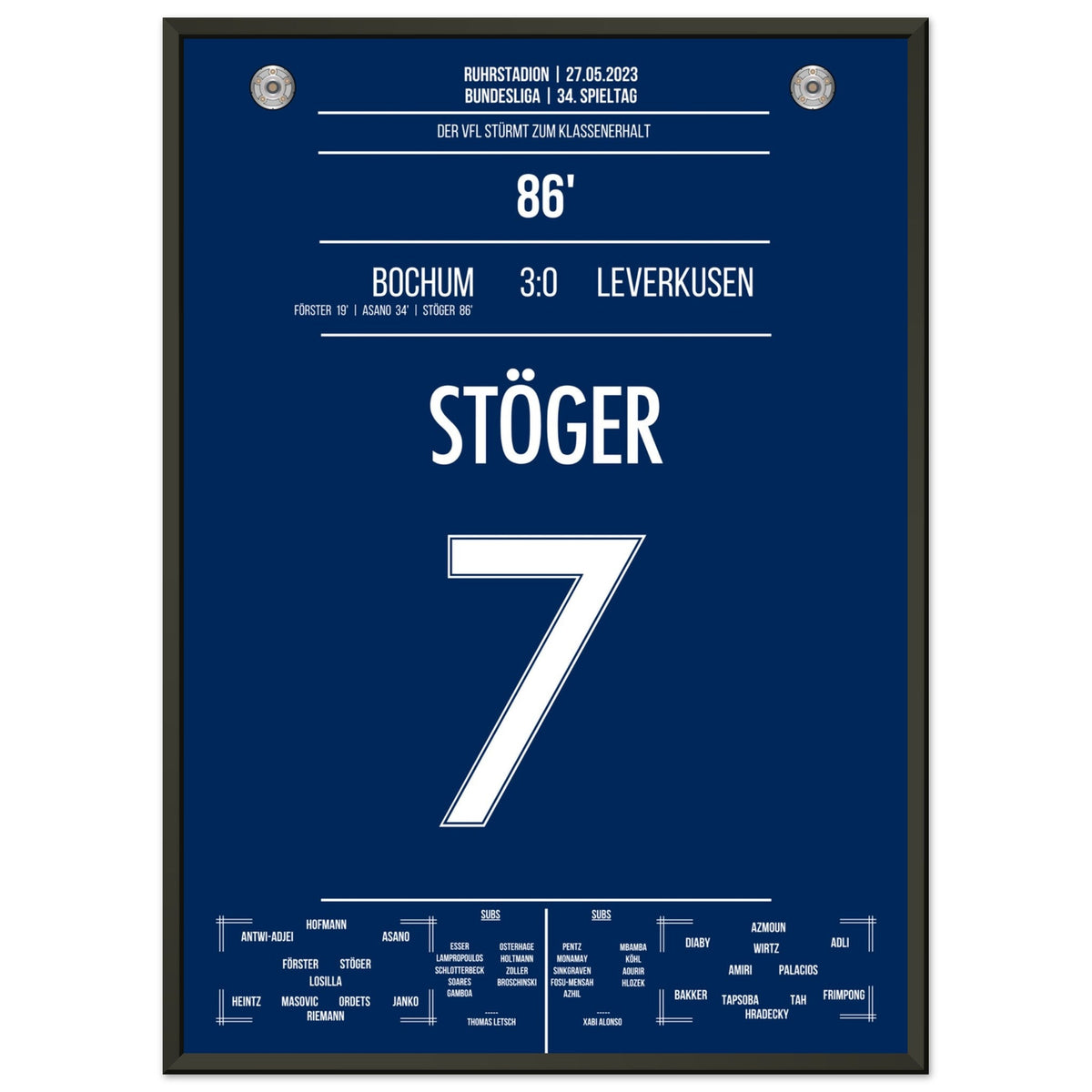 Bochum's Sturm zum Klassenerhalt 2023