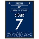 Bochum's Sturm zum Klassenerhalt 2023 45x60-cm-18x24-Schwarzer-Aluminiumrahmen