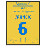 Vrancic's Freistoss-Treffer zum Bundesliga-Aufstieg 2013 45x60-cm-18x24-Schwarzer-Aluminiumrahmen